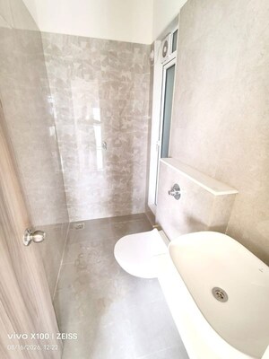 Bathroom in 2.5 BHK Apartment at Ashar Arize, Kalwa – for Rent