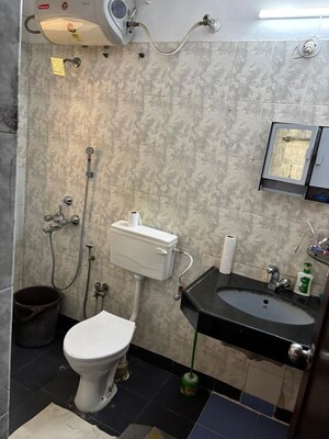 Bathroom in 2 BHK Apartment at Goel Ganga Nebula, Viman Nagar – for Rent