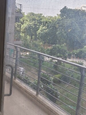 Balcony in 3 BHK Apartment at Amrapali Pan Oasis, Sector 70 – for Rent