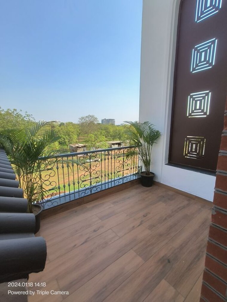 Balcony, shiv-aashray-antilia 4 Bedroom 1350 Sq.Ft. Villa In Gotri Vadodara 10661102