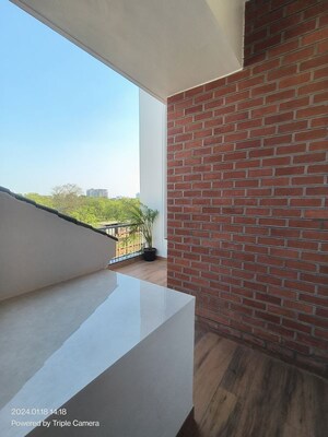 Balcony in 4 BHK Villa at Shiv Aashray Antilia, Gotri – for Sale
