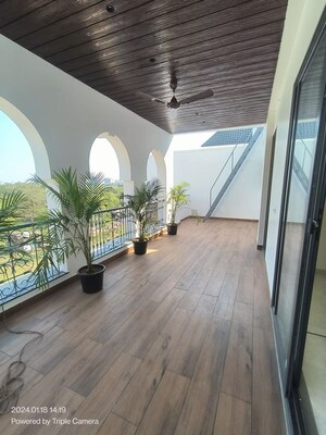 Balcony in 4 BHK Villa at Shiv Aashray Antilia, Gotri – for Sale