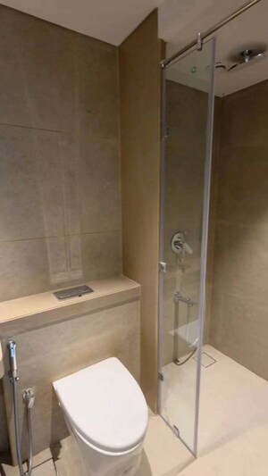 Bathroom in 3 BHK Apartment at Sheth 72 West, Andheri West – for Rent