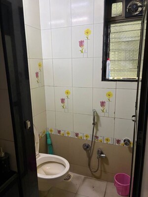 Bathroom in 1 BHK Apartment at Drug Employees Chs, Samata Nagar – for Rent