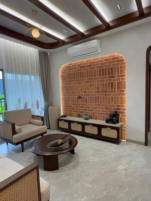 Living Room in 3 BHK Apartment at Rajhans Kshitij, Vasai West – for Sale