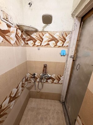 Bathroom in 1 BHK Builder Floor at Kalkaji – for Rent