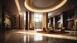 Living Room in 4 BHK Apartment at Sector 79 – for Sale