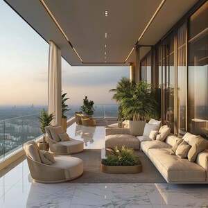 Balcony in 4 BHK Apartment at Sector 79 – for Sale