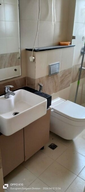 Bathroom in 2 BHK Apartment at M3M Marina, Sector 68 – for Rent