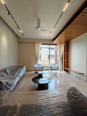 Living Room in 4 BHK Villa at Khanpur – for Sale