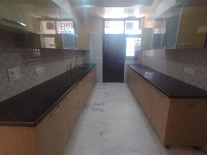Kitchen in 3 BHK Builder Floor at Sushant Lok I – for Rent