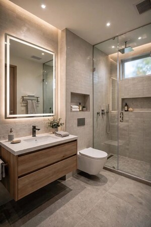 Bathroom in 2 BHK Independent House at Akurdi – for Sale