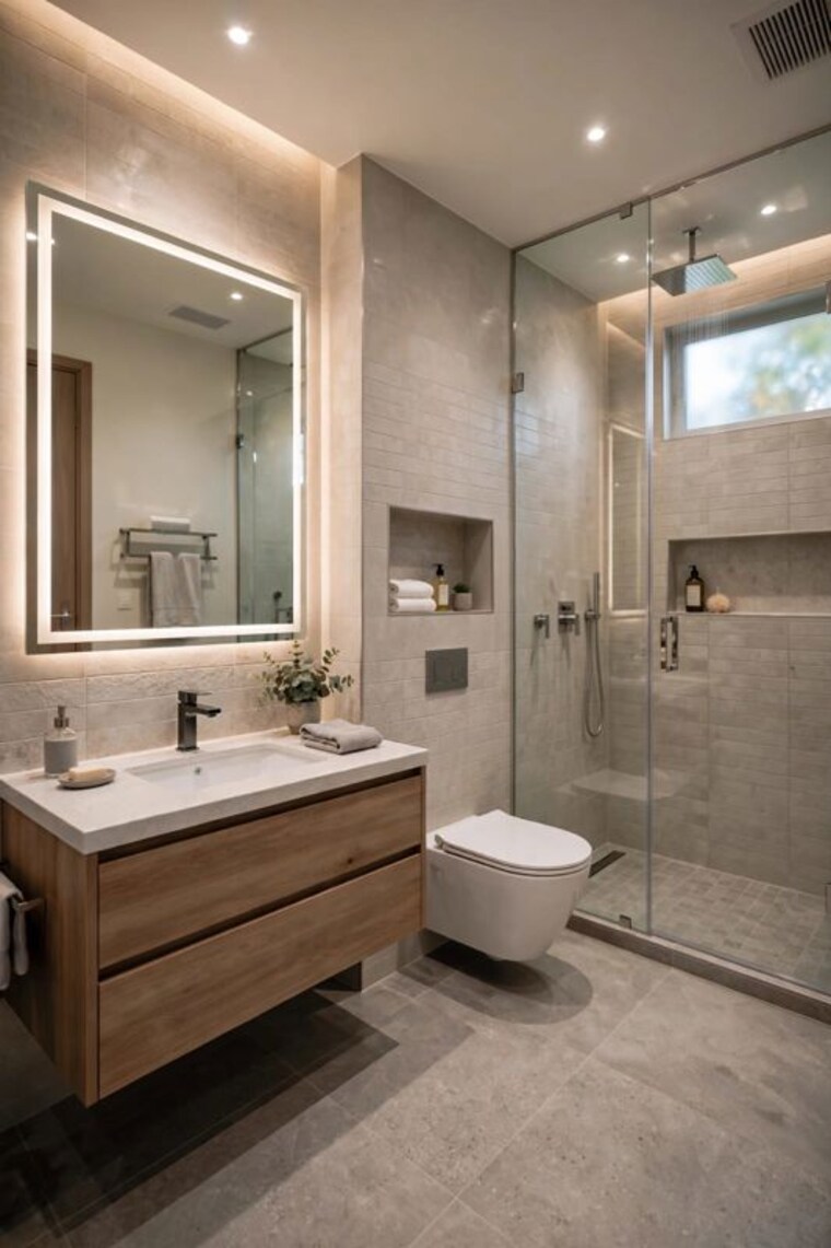 Bathroom, akurdi 2 Bedroom 780 Sq.Ft. Independent House In Akurdi Pune 10661260