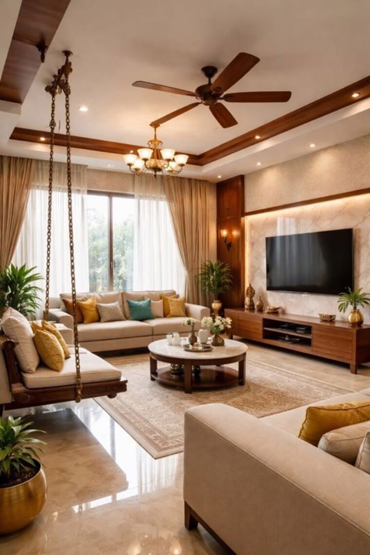 Living Room, akurdi 2 Bedroom 780 Sq.Ft. Independent House In Akurdi Pune 10661260