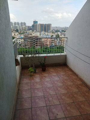 Balcony in 2 BHK Apartment at Kumar Primavera, Wadgaon Sheri – for Rent