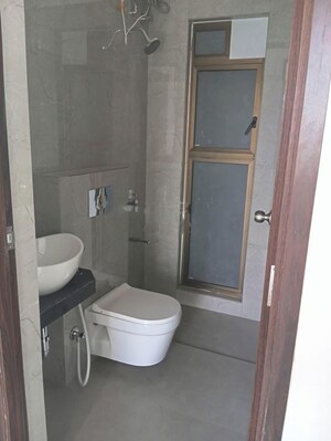 Bathroom in 1 BHK Apartment at Piramal Vaikunth, Balkum Pada – for Rent
