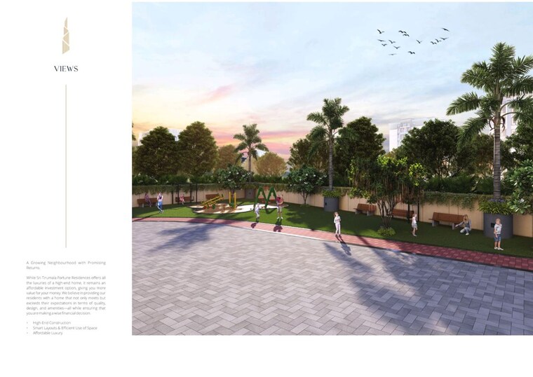 Garden, eapl-sri-tirumala-fortune 3 Bedroom 1728 Sq.Ft. Apartment In Tukkuguda Hyderabad 10661372