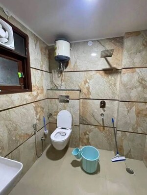 Bathroom in 3 BHK Builder Floor at Rajouri Garden – for Rent