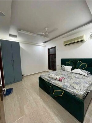 Bedroom in 3 BHK Builder Floor at Rajouri Garden – for Rent