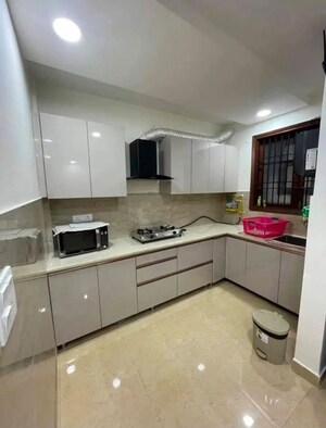 Kitchen in 3 BHK Builder Floor at Rajouri Garden – for Rent
