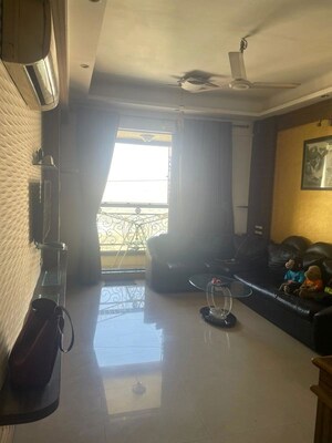 Living Room in 3 BHK Apartment at Lake Primrose, Powai – for Rent