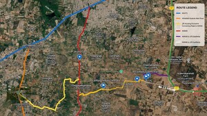  Plot – Map Location View at JR One East, Hoskote - for Sale