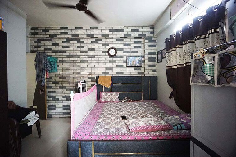 Bedroom, sardarnagar 2 Bedroom 732 Sq.Ft. Apartment In Sardarnagar Ahmedabad 10661458