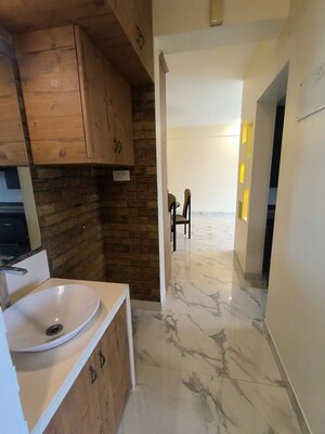 Bathroom in 2 BHK Apartment at Raheja Ridgewood, Goregaon East – for Rent