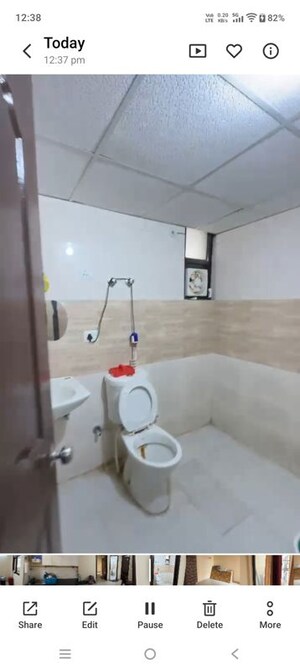 Bathroom in 1 BHK Apartment at Devika Skypers, Raj Nagar Extension – for Sale