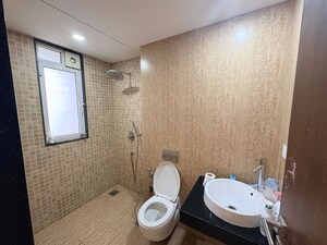 Bathroom in 3 BHK Apartment at Lodha Belmondo, Gahunje – for Rent