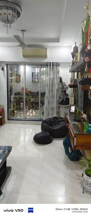 Living Room in 1 BHK Apartment at Angel Smruti, Vasai West – for Sale