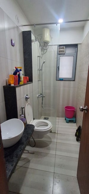 Bathroom in 1 BHK Apartment at Choice Goodwill Enclave, Tingre Nagar – for Rent