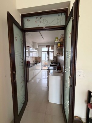Building Lobby in 3 BHK Apartment at Omaxe Lake, North Mullanpur – for Rent