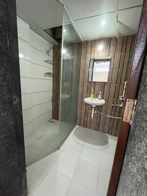 Bathroom in 2 BHK Apartment at Shubh Shagun, Kharadi – for Rent
