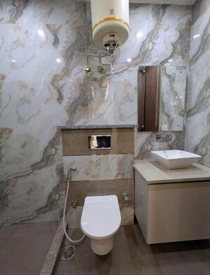 Bathroom in 3 BHK Builder Floor at Subhash Nagar – for Rent