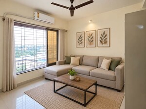 Living Room in 3 BHK Apartment at Krsna Apts, Santacruz West – for Rent