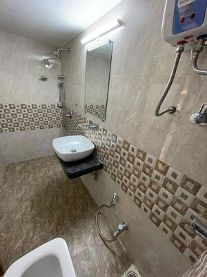 Bathroom in 3 BHK Apartment at Krsna Apts, Santacruz West – for Rent