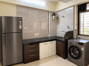 Kitchen in 3 BHK Apartment at Krsna Apts, Santacruz West – for Rent