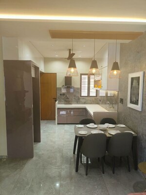 Dining area in 4 BHK Villa at Sunrise Red Coral 52, Kendranagar – for Sale