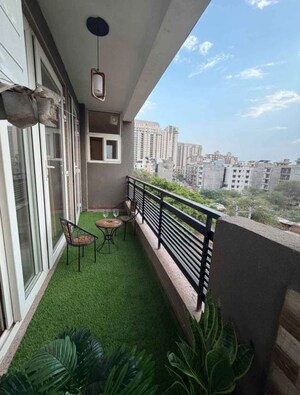 Balcony in 3 BHK Builder Floor at Ramesh Nagar – for Rent