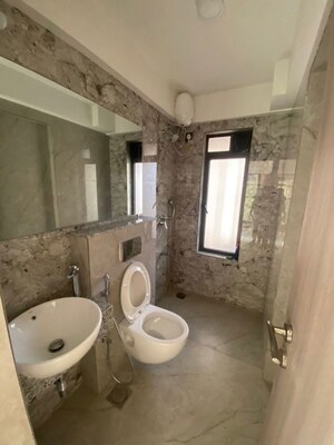 Bathroom in 1 BHK Apartment at Antariksh Ace, Bandra East – for Rent
