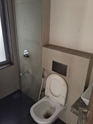 Bathroom in 2 BHK Apartment at Piramal Vaikunth, Balkum Pada – for Rent