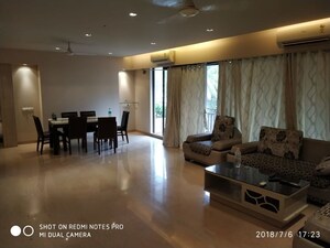Living Room in 4 BHK Apartment at Tiara Tower, Santacruz West – for Rent