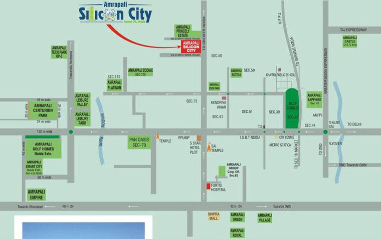 Floor Plan, amrapali-silicon-city 2.5 Bedroom 1180 Sq.Ft. Apartment In Sector 76 Noida 10661484