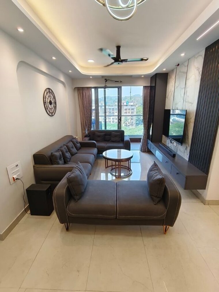 Living Room, piramal-revanta-tower-2 3 Bedroom 1301 Sq.Ft. Apartment In Mulund West Mumbai 10661735