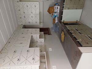Kitchen in 3.5 BHK Builder Floor at Molarband – for Sale