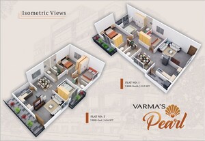 Floor Plan in 3 BHK Apartment at Mahadevpura – for Sale