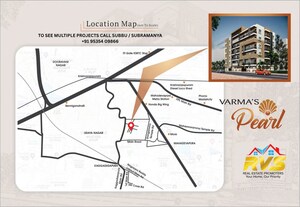 3 BHK Apartment – Map Location View at Mahadevpura - for Sale