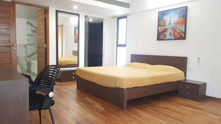 Bedroom, marvel-crest 3 Bedroom 2530 Sq.Ft. Apartment In Koregaon Park Pune 10661782