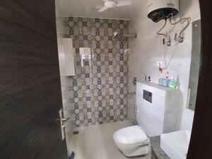 Bathroom in 4 BHK Builder Floor at Rajouri Garden – for Rent